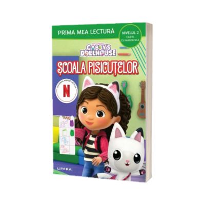 Gabby's Dollhouse. Scoala pisicutelor (Nivelul 2 Carte cu majuscule)