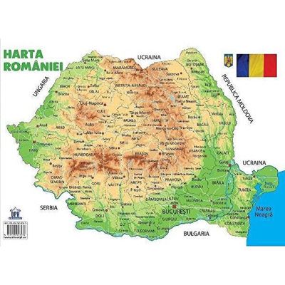 Plansa - Harta Romaniei