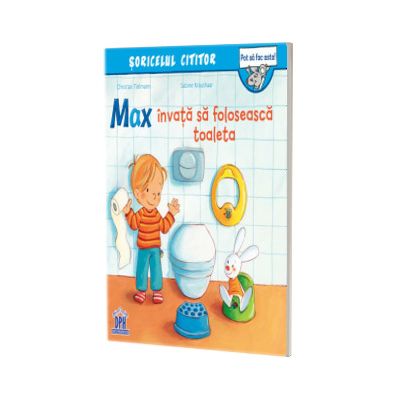 Max invata sa foloseasca toaleta