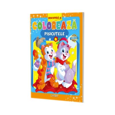Descopera si coloreaza. Pisicutele