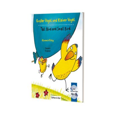GroBer Vogel und Kleiner Vogel. Kinderbuch Deutsch-Englisch mit Audio-CD