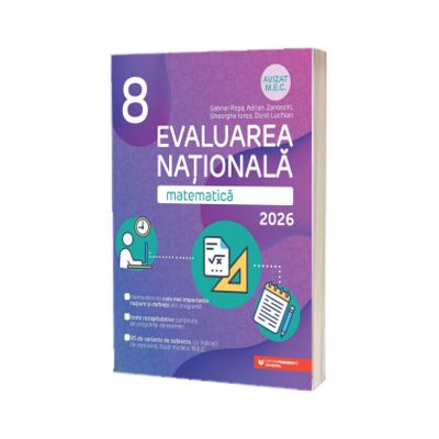 Matematica. Evaluare Nationala 2026. Clasa a VIII-a