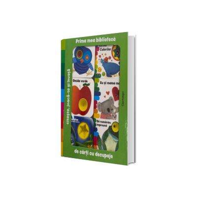 Prima mea biblioteca de carti cu decupaje