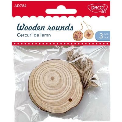 Accesorii craft - AD784 Cercuri de lemn