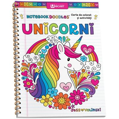 Carte de colorat si activitati. Unicorni