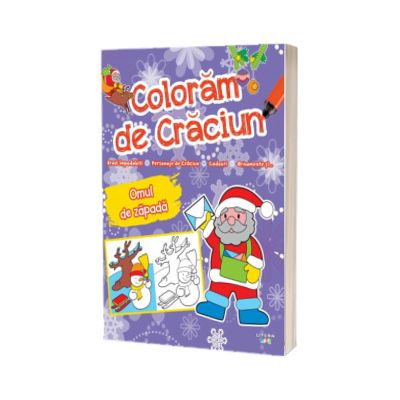 Coloram de Craciun. Omul de zapada