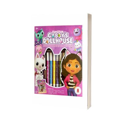 Gabbys Dollhouse. Set de colorat si de activitati