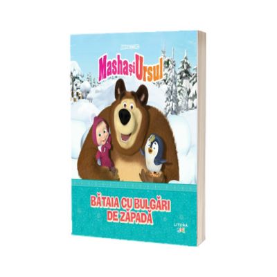 Masha si Ursul. Bataia cu bulgari de zapada