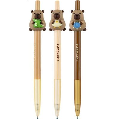 Pix cu gel Strigo, cerneala albastra, seria Capybara SSC484