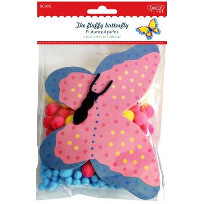 Set Creativ DACO – Fluturasul Pufos SC092