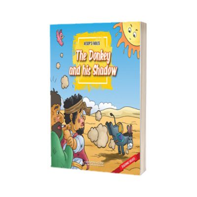 Aesops Fable. The Donkey and his Shadow