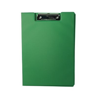 Clipboard dublu A4, plastifiat PP, Optima - verde