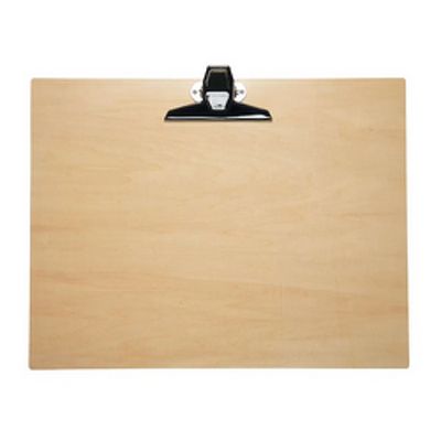 Clipboard simplu A3, din fibra lemnoasa MAULtilia, landscape - wood