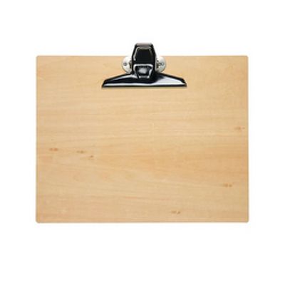 Clipboard simplu A4, din fibra lemnoasa MAULtilia, landscape - wood
