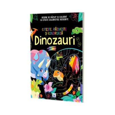 Dinozauri. Citeste, razuieste si coloreaza