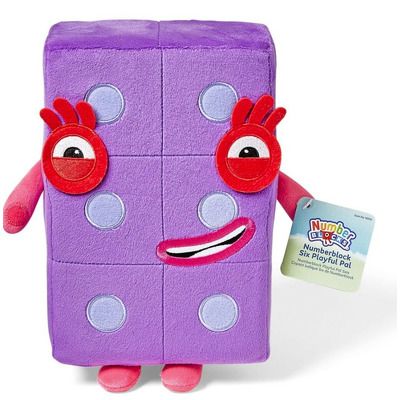 Mascota din plus Numberblocks - Sase