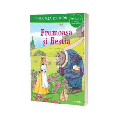 Prima mea lectura. Frumoasa si Bestia. Carte cu majuscule (Nivelul 2)