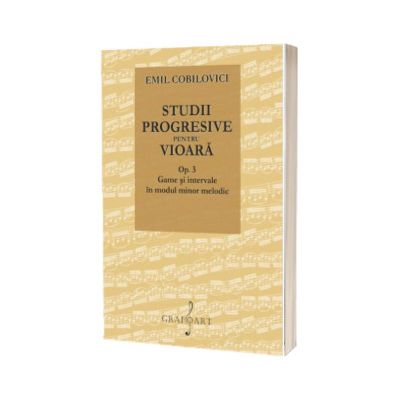 Studii progresive pentru vioara. Op. 3, Game si intervale in modul minor melodic