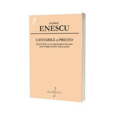 Cantabile și Presto pentru flaut cu acompaniament de pian