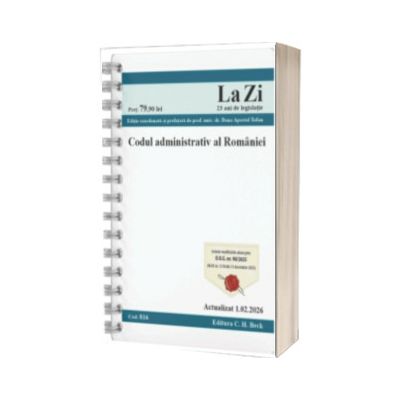Codul administrativ al Romaniei. Cod 816. Actualizat la 1. 02. 2026