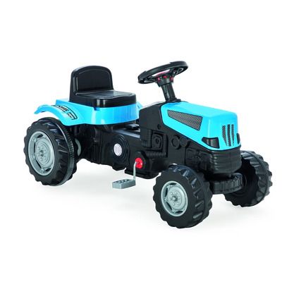 Tractor cu pedale albastru