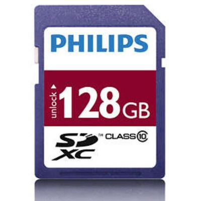Card memorie Micro SDXC, cu adaptor SD, clasa 10, PHILIPS - 128GB