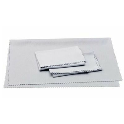 Laveta microfiber pentru echipamente optice, dimensiune - 20 x 20cm, alba