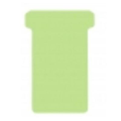DJOIS T-cards, din hartie, 100buc/set, format 2 - (85 x 48mm, top 60mm) - verde