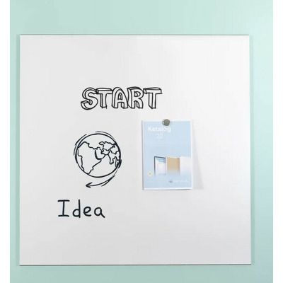 Tabla alba magnetica 100 x 200 cm, fara rama, SMIT