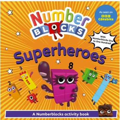 Carte cu activitati Numberblocks - Supereroi pana la 100