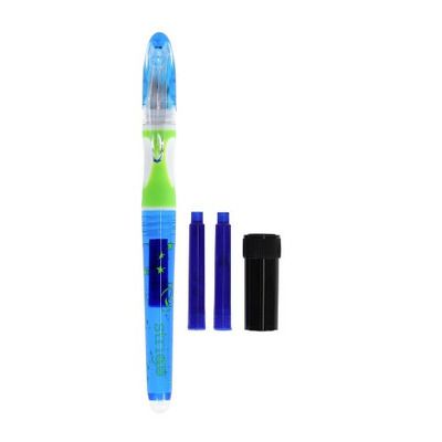 Stilou Strigo cerneala cu stergere + 2 rezerve + dispozitiv curatare, in blister, Cosmos 