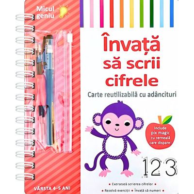 Invata sa scrii cifrele