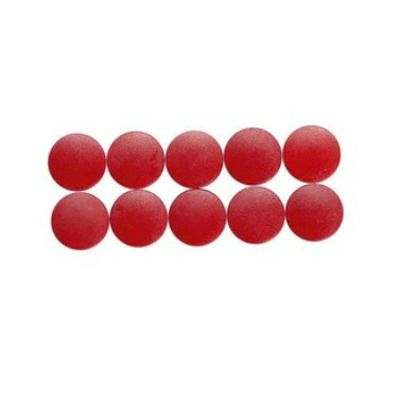 Magneti forma rotunda, D15mm, 0.15 kg forta, 10 buc/set, Solid - rosu