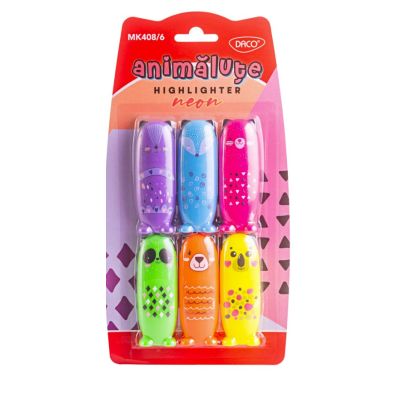 Marker evidentiator set 6 mini animalute